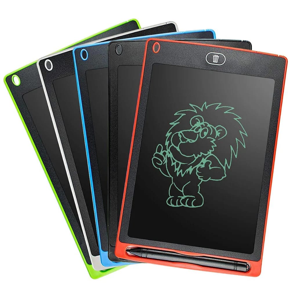 Charkee LCD Writing 8.5 Inch Pack of 2 Tablet Electronic Writing & Drawing Doodle Board Multicolcor