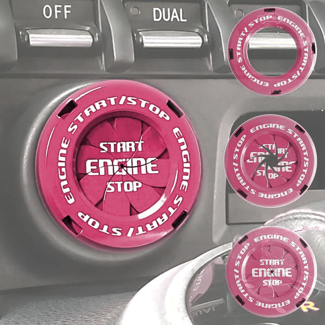 bike Car Engine Start Button cover
