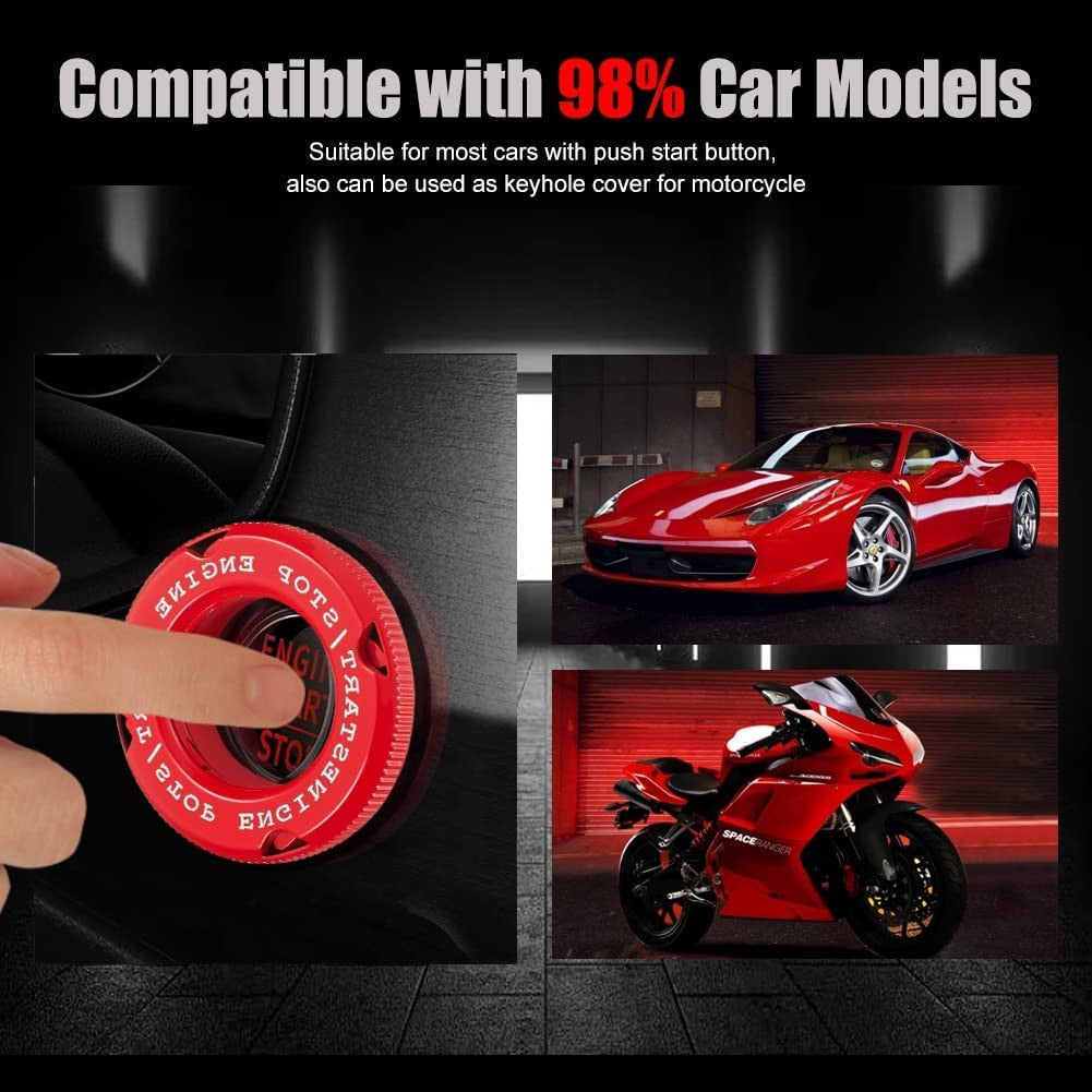 bike Car Engine Start Button cover