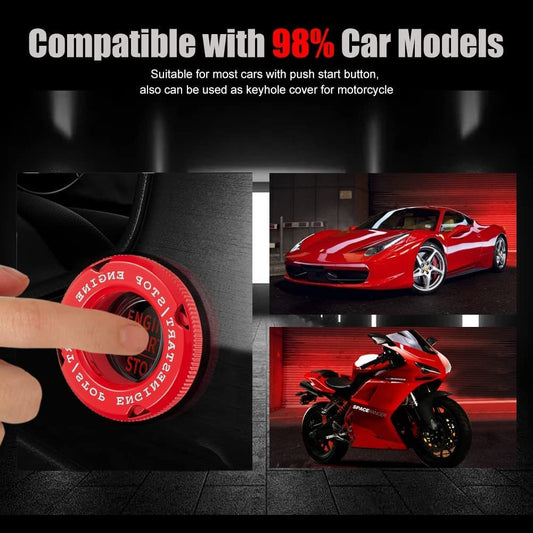 bike Car Engine Start Button cover
